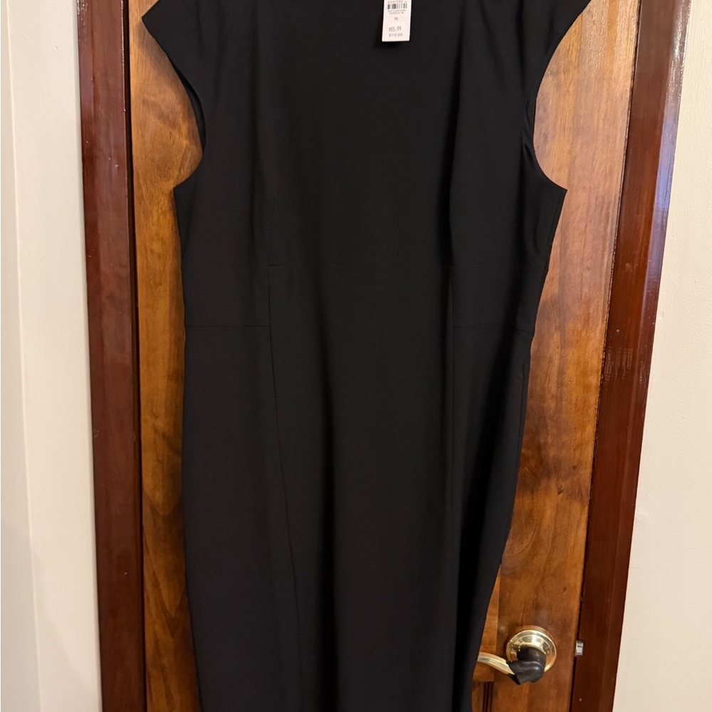 Ann Taylor Classic Black Midi Dress